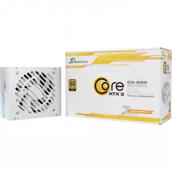 Seasonic CORE GX-650 maitinimo blokas 650 W 20+4 pin ATX ATX Baltas