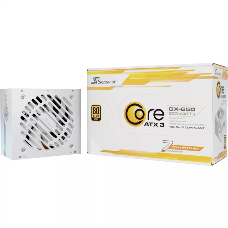 Seasonic CORE GX-650 maitinimo blokas 650 W 20+4 pin ATX ATX Baltas