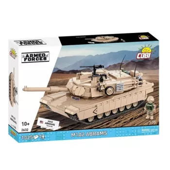 Konstruktorius iš kaladėlių Cobi M1A2 Abrams 1025 dalys modelis CO BI-2632
