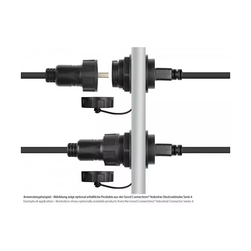 Good Connections Industrie-Plug S4 -USB 2.0 A-A 1 m laidas