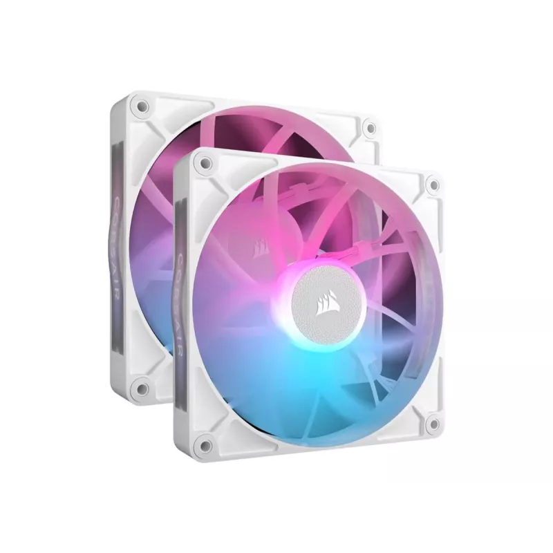 Corsair iCUE LINK RX140 ARGB 140 mm balta 2 vnt. rinkinys