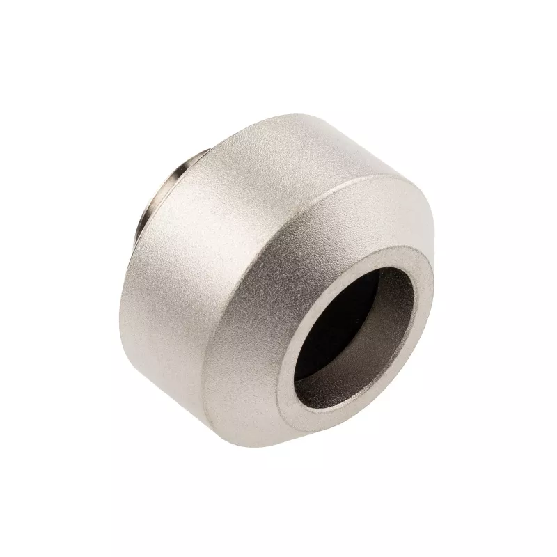 Standžių vamzdelių jungčių rinkinys OPTIMUS OP-FIT-HARD-12MM-NICKEL-6PACK — 12 mm, 6 vnt. su montavimo įrankiu, matinis nikelis