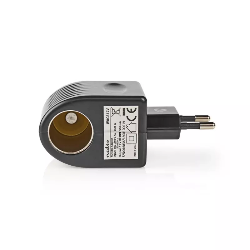 Nedis WACA12V maitinimo adapteris, juodas