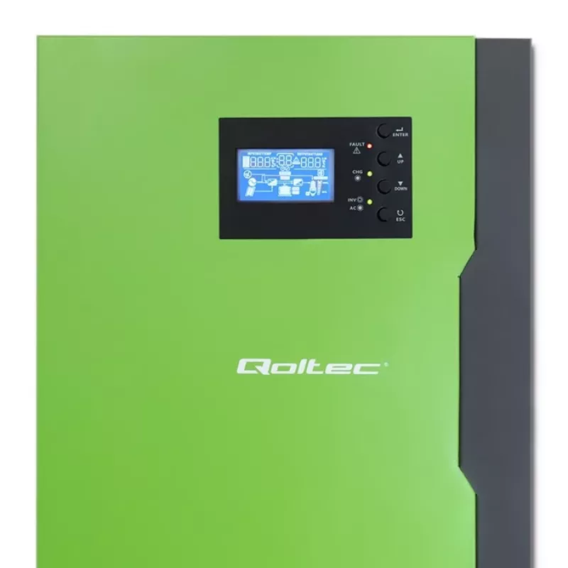 Off-grid inverter Qoltec 53887 solar inverter 10 kVA Lithium Polymer Juoda