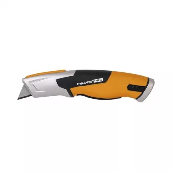 Fiskars 1062938 universalinis peilis juodas, oranžinis peilis su ašmenimis