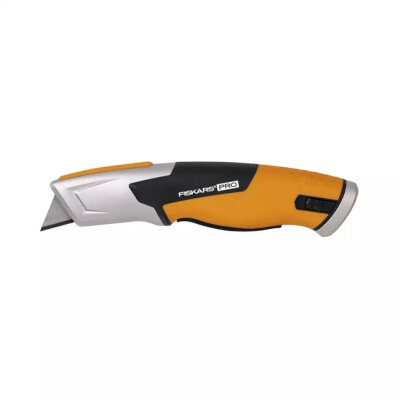 Fiskars 1062938 universalinis peilis juodas, oranžinis peilis su ašmenimis