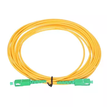 Patchcord Extralink SC/APC–SC/APC vienmodis simpleksinis G.657.A2 3 mm LSOH, 30 m