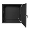 Lanberg WAF1-5203-06-00B spintelė 6U Sieninis stovas Juoda