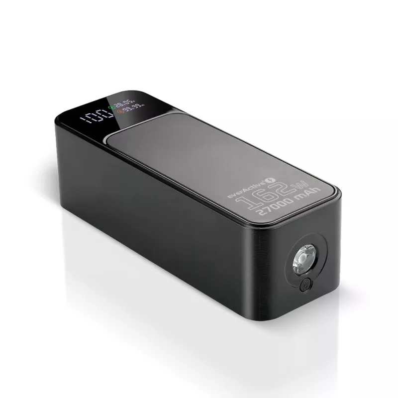 Išorinė baterija everActive EB-27Q 27 000 mAh, 2× USB-C, Quick Charge 4+