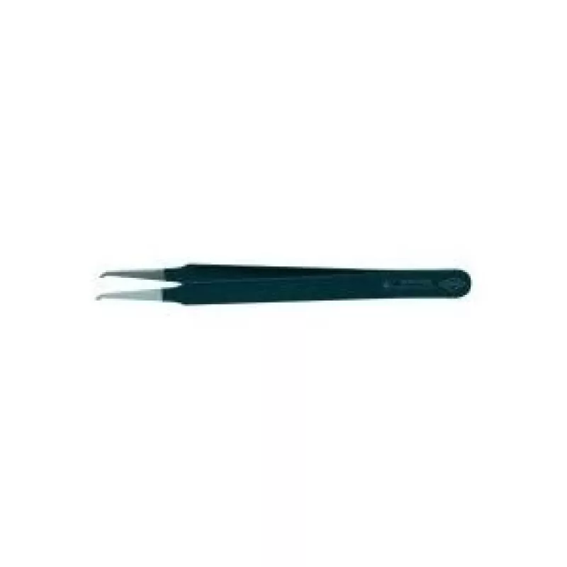 Knipex 92 08 78 ESD preciziniai pincetai Plokšti, lenkti 45° 120 mm