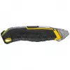Utility Knife Stanley FATMAX FMHT10594-0 Juoda Stainless Steel Geltona 18mm Width 165mm Length