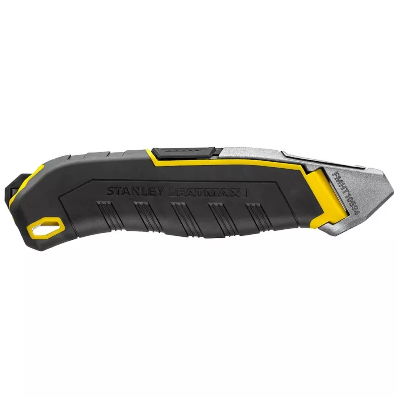Utility Knife Stanley FATMAX FMHT10594-0 Juoda Stainless Steel Geltona 18mm Width 165mm Length