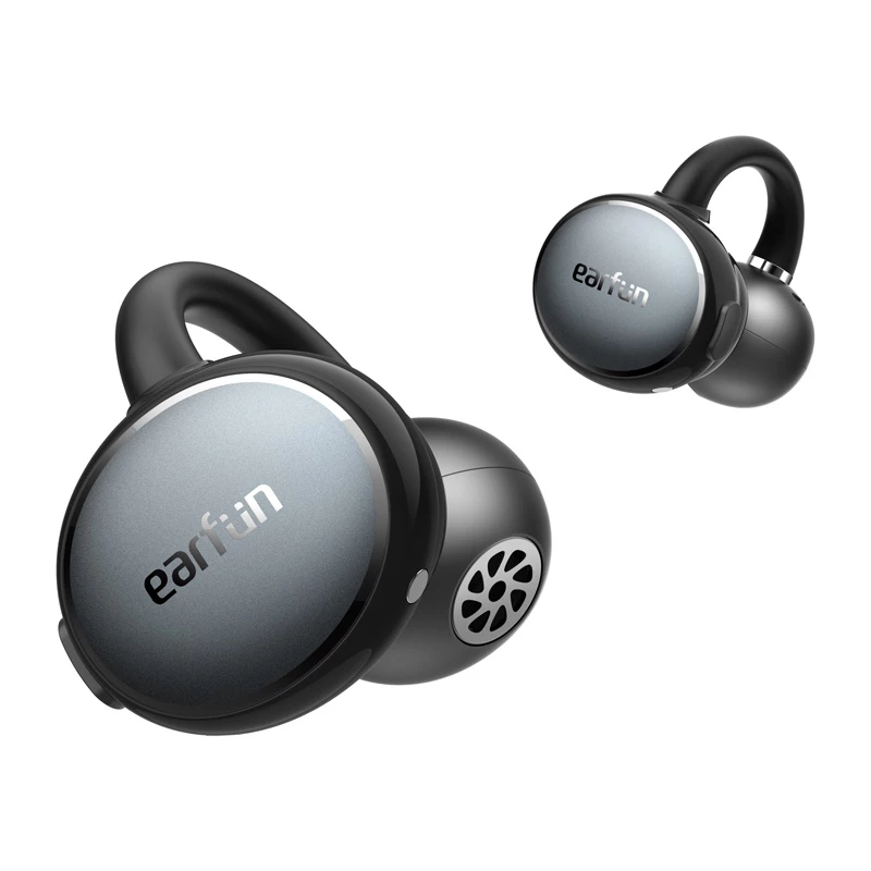 Belaidės ant ausies dedamos ausinės EarFun Clip (juodos) modelis CW100G