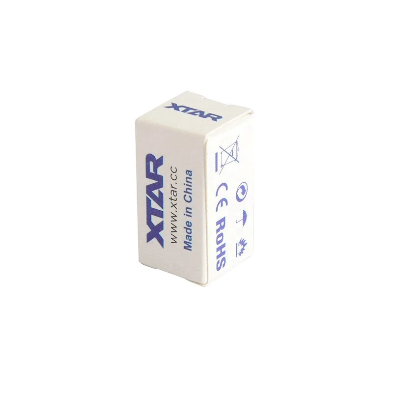 Įkraunama baterija XTAR 16340 (CR123) Li‑ion 3,7 V 850 mAh, 34 mm aukštis, 1,6 cm skersmuo