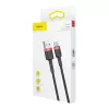 Mobiliojo telefono laidas Baseus 6953156278219 Raudonas 1m USB A USB C