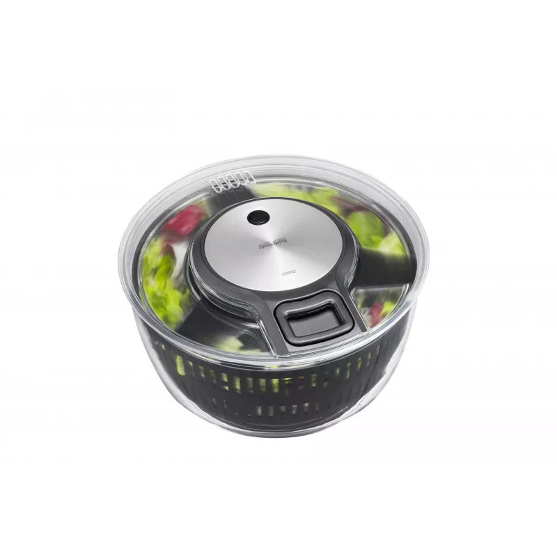 Salotų džiovyklė GEFU Speedwing 28150 — 5 l permatomas dubuo, mygtuko valdymas, plastikinis korpusas