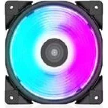 120 mm kompiuterio korpuso ventiliatorius PCCOOLER HALO-RGB, 1000–2000 RPM, RGB apšvietimas