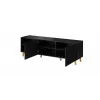 Cama RTV spintelė PAFOS 150x42x52 juodas matinis