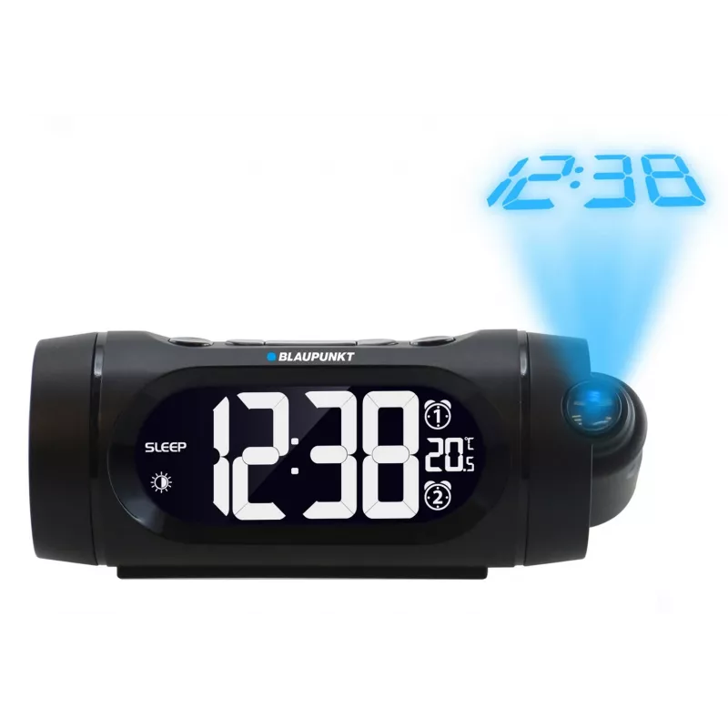 Clock Radio Blaupunkt CRP9BK, FM PLL, Projector, USB Chargin, Temperature Inside (CRP9BK)