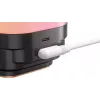 Viską apimantis skysčio aušintuvas Corsair iCUE LINK TITAN 360 RX LCD 12 cm, baltas