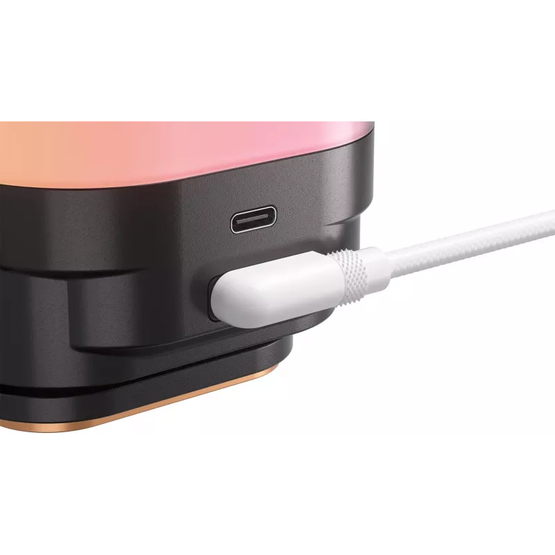 Viską apimantis skysčio aušintuvas Corsair iCUE LINK TITAN 360 RX LCD 12 cm, baltas