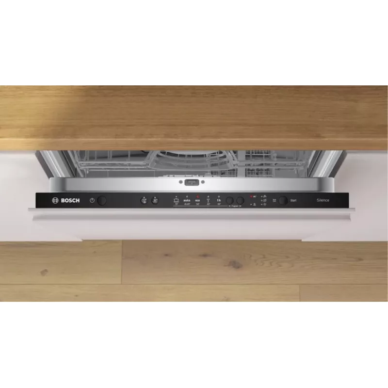 Visiškai įmontuojama indaplovė Bosch SMV25AX07F, 12-ties komplektų, 46 dB, 60 cm, viso dydžio