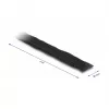 DeLOCK kablys-kilpa juosta 3m x 20mm juoda Nailonas