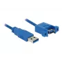 DeLOCK USB 3.0 A laidas 1 m 85112