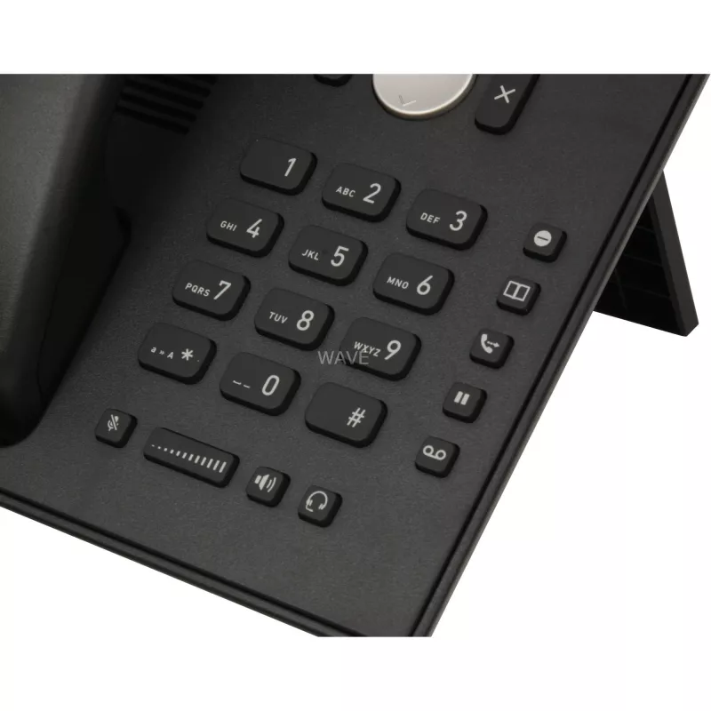 snom D120 - VoIP telefonas - trijų krypčių skambučiai - SIP - 2 laidai - juoda (4361)