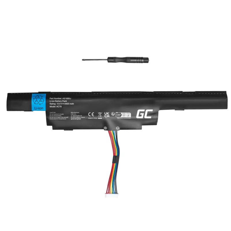 Green Cell AS16B5J AS16B8J Acer Aspire E15 E5-575 E5-575G F15 F5-573 F5-573G TravelMate P259 P259-M P259-G2-M
