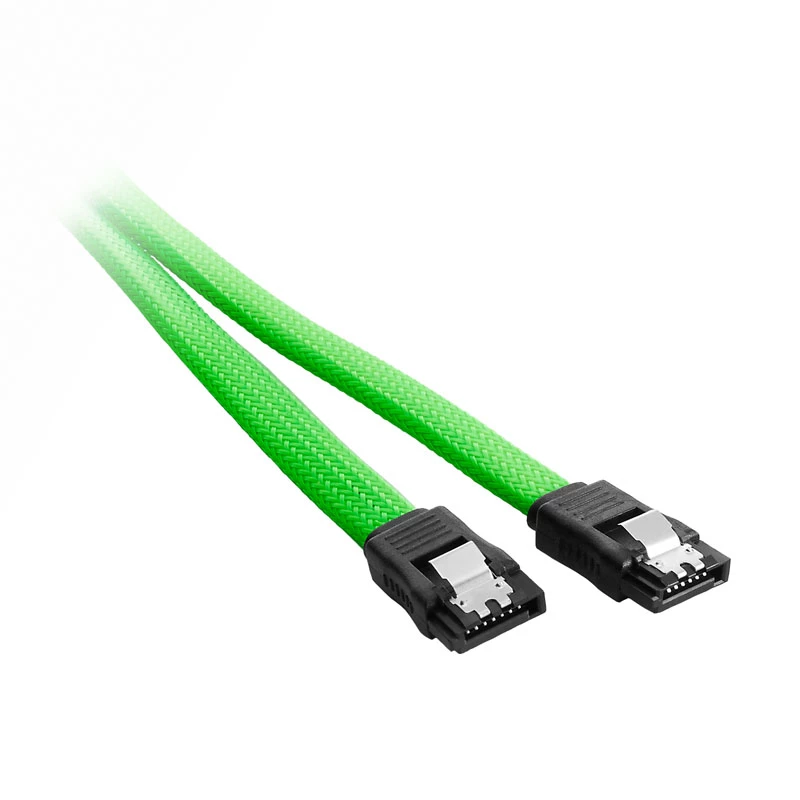 CableMod ModMesh SATA 3 kabelis 30cm - Šviesiai žalia