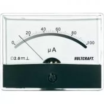Voltcraft AM-86X65/100µA montavimo matavimo prietaisas AM-86X65/100µA/DC 100 µA sukamojo ritės matuoklis (AM-86X65/100µA)