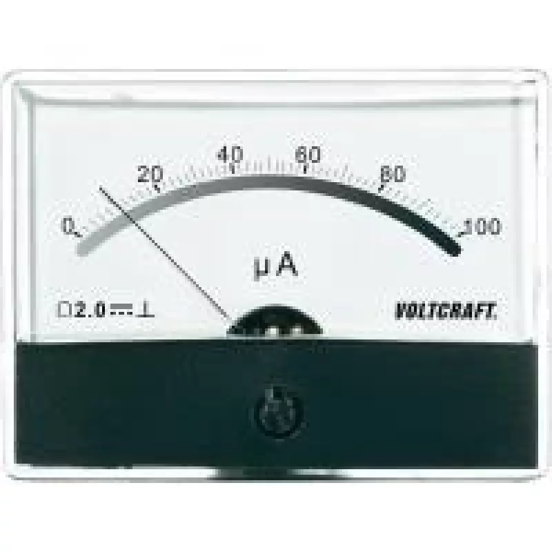 Voltcraft AM-86X65/100µA montavimo matavimo prietaisas AM-86X65/100µA/DC 100 µA sukamojo ritės matuoklis (AM-86X65/100µA)