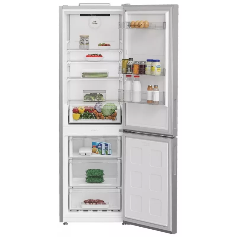 Šaldytuvas Indesit INK 25402 S4E | Kombinuotas pastatomas, No Frost, 249 L šaldytuvas / 106 L šaldiklis, A 203,5 cm, Energijos klasė E, 37 dB, Sidabrinis