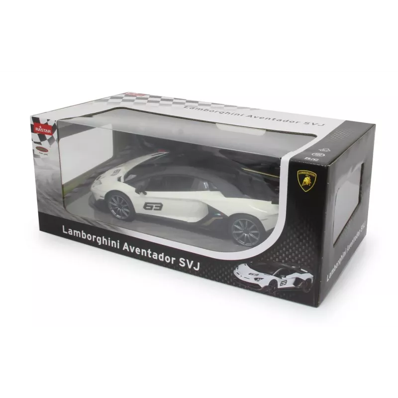 Jamara Lamborghini Aventador SVJ Performance 1:14 Balta 2.4GHz A - sportinis automobilis - elektrinis variklis - 1:16 - paruoštas važiuoti (RTR) - balta - berniukams (405172)
