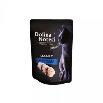 Dolina Noteci Premium menkės ir sardinių patiekalas - šlapias maistas kačiukams - 85 g