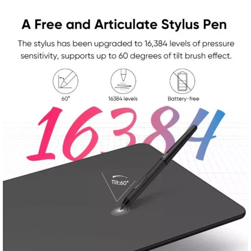 Grafikos planšetė XP-Pen DECO 01 V3 — 5080 lpi, 254 x 158.75 mm, juoda, USB (laidinis ir belaidis ryšys)