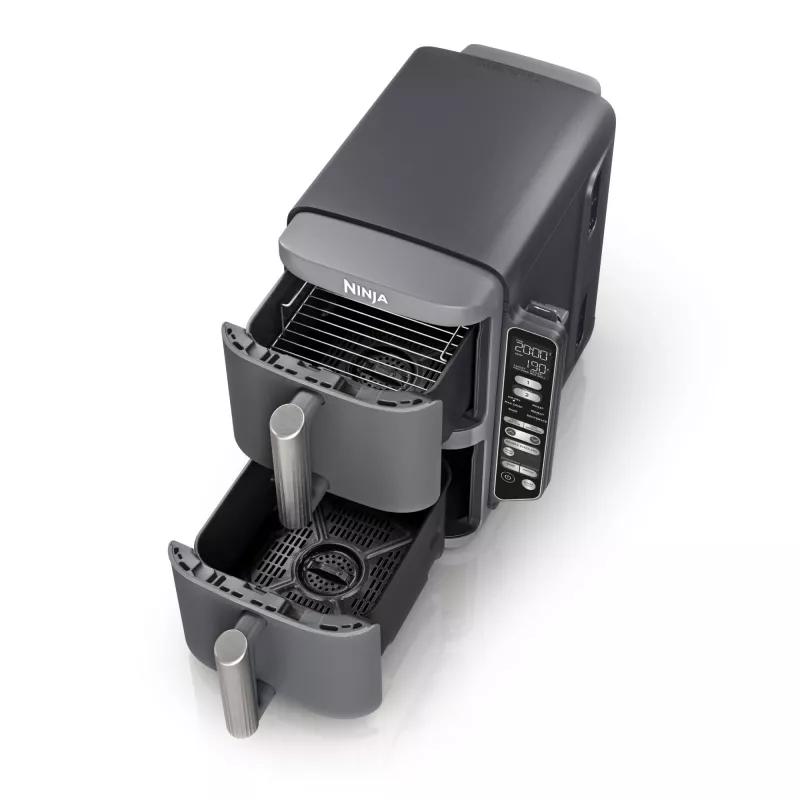 Ninja Double Stack XL karšto oro gruzdintuvė 2 skyriai su temperatūros zondu SmartCook 9,5 L SL451EU