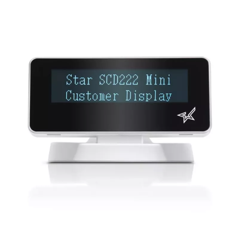 Ekranas Star Micronics SCD222U 20 skaitmenų USB 2.0 baltas