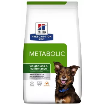 HILL'S PRESCRIPTION DIET Šunų Metabolic sausas ėdalas su vištiena 12 kg