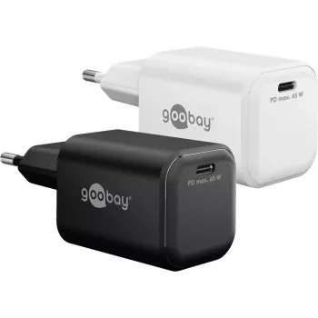 Goobay USB-C™ PD GaN greitasis įkroviklis Nano (65 W) baltas (79156)