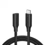 Ugreen 10387 USB laidas USB 3.2 Gen 2 (3.1 Gen 2) 1 m USB C juodas