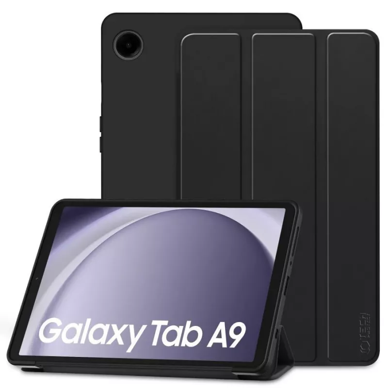 Apsauginis dėklas Tech-Protect Samsung Galaxy Tab A9 8.7, juodas