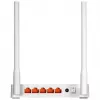 Stalinis maršrutizatorius TOTOLINK N300RT — vienos juostos 2,4 GHz Wi‑Fi 4, 300 Mbps, 5x RJ-45 Fast Ethernet prievadai, 2 išorinės 5 dBi antenos