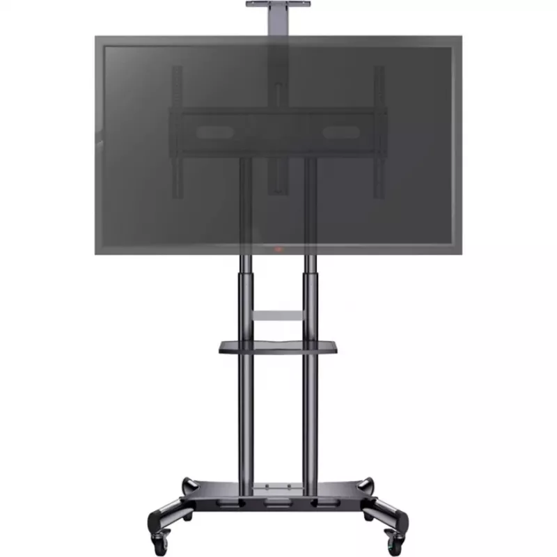 HAGOR HP Twin Stand HD - vežimėlis - plokščiaekraniams / AV įrangai - juoda - ekrano dydis: 140-213 cm (55-84) - tvirtinimo sąsaja: iki 800 x 500 mm (8210)
