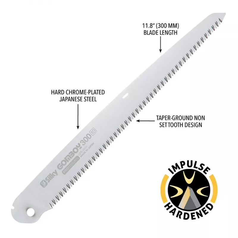 Genėjimo pjūklas Silky Gomboy 30 cm juoda pilka