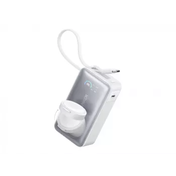 Išorinė baterija Anker MagGo A1657021 — 10000 mAh, 35 W, USB-C (24 kontaktų), balta