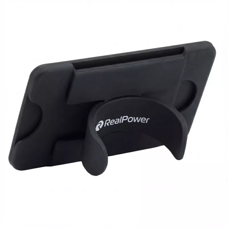 RealPower išmaniojo telefono stovas + išmanioji piniginė (kortelės lizdas)