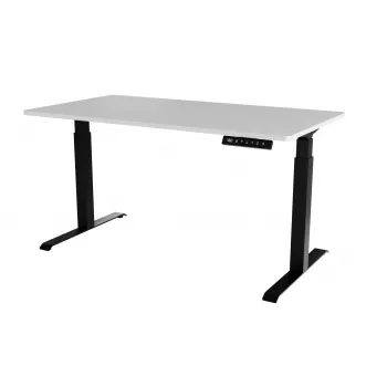 Elektrinis aukščio reguliavimo stalas cama meble MOON LONG 150x80 72–120 cm juoda/balta