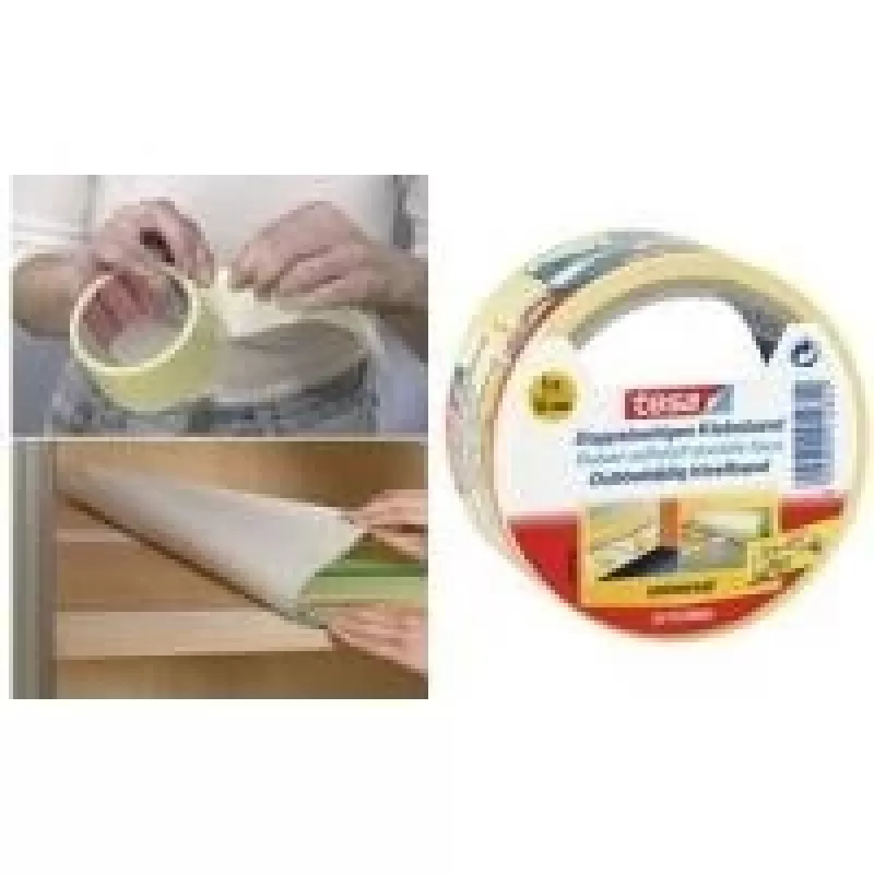 Dvipusė juosta Tesa 56170, 5 m ilgio x 50 mm pločio, stiprus sukibimas